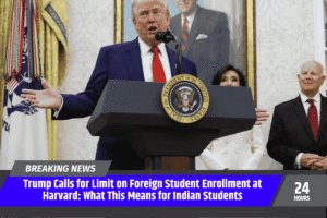 Trump Calls for Limit on Foreign Student Enrollment at Harvard: What This Means for Indian Students