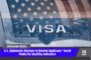 U.S. Diplomatic Missions to Review Applicants' Social Media for Hostility Indicators